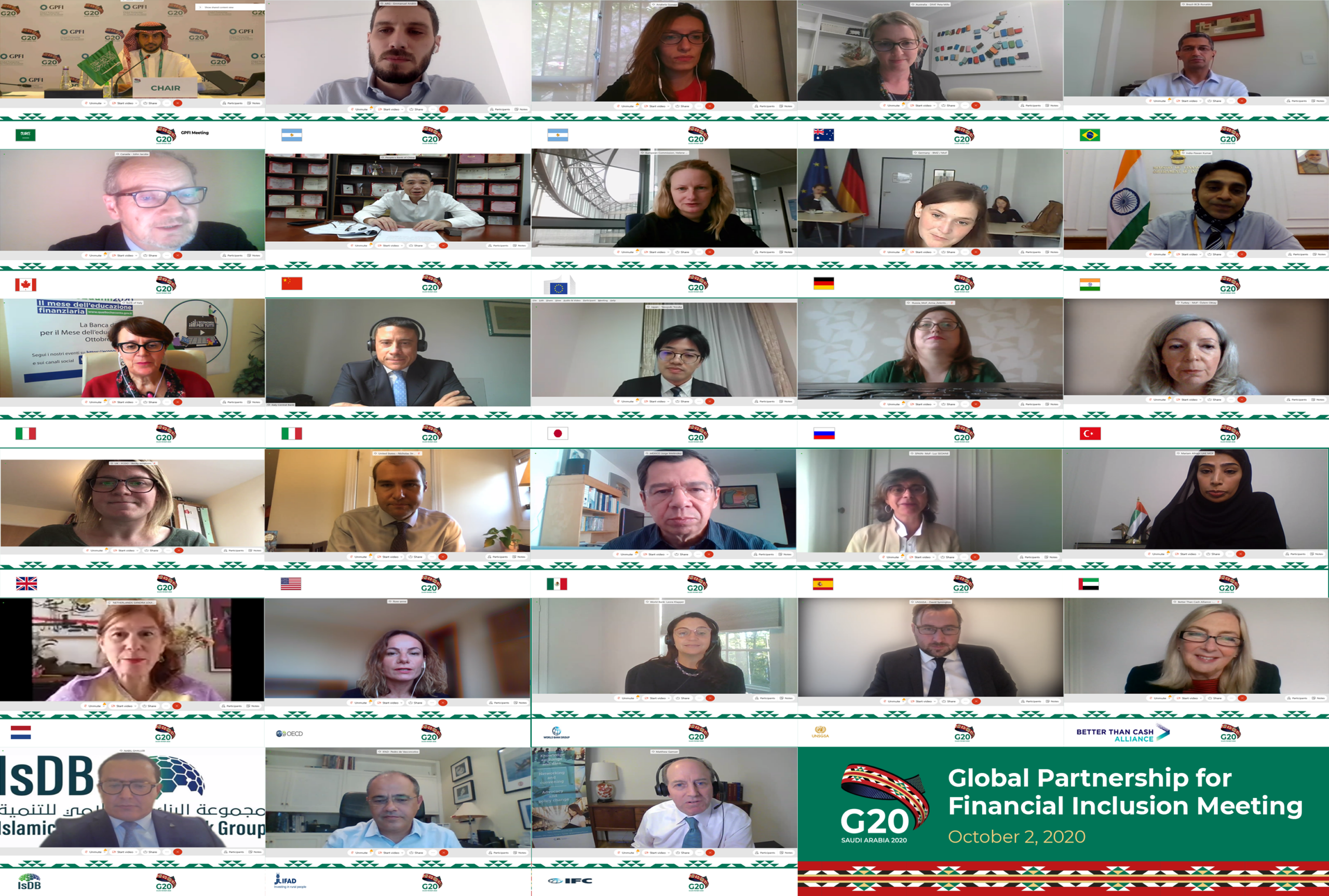 G20 Global Partnership for Financial Inclusion Completes its Work Program Under the Saudi G20 Presidency